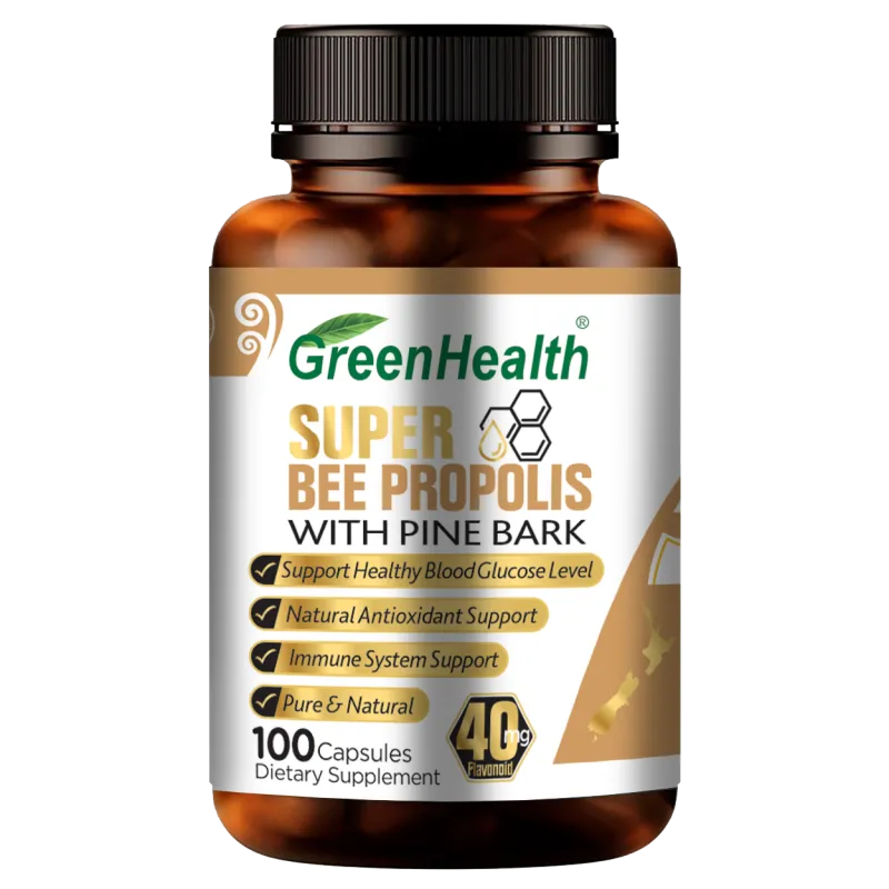 Bee Propolis 2600mg x 100 Capsules – bottle front view