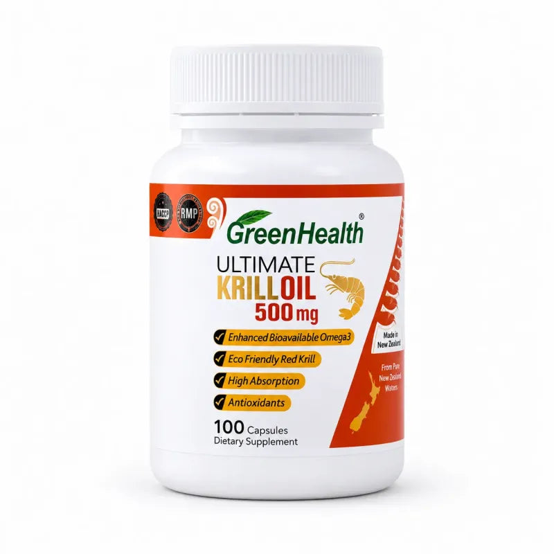 Krill Oil 500mg x 100 Capsules – product packaging and label detail