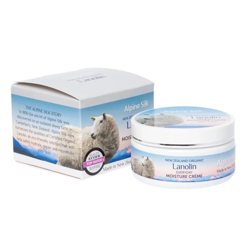Organic Lanolin Moisture Cream 100g – bottle front view