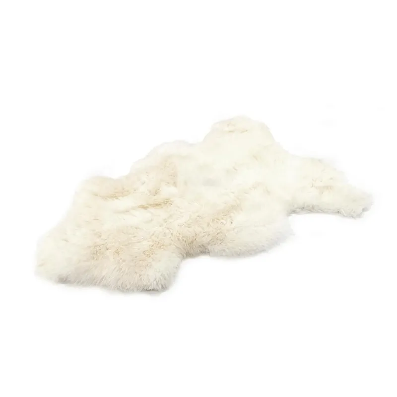 Large Sheep Skin Rug – bottle front view