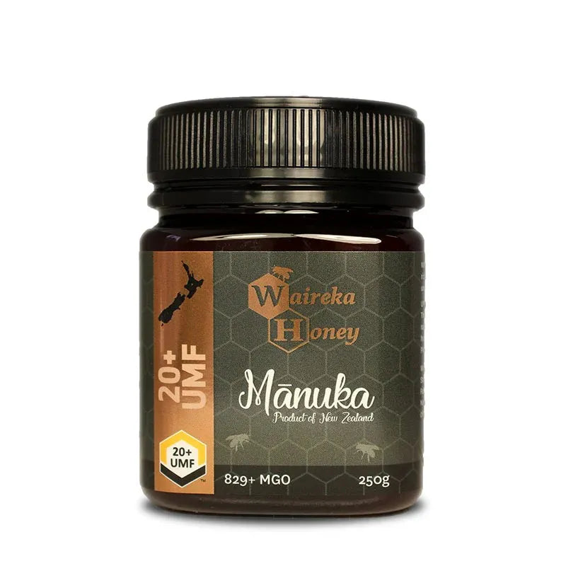 Manuka Honey UMF20+ MGO829+ 250g – bottle front view