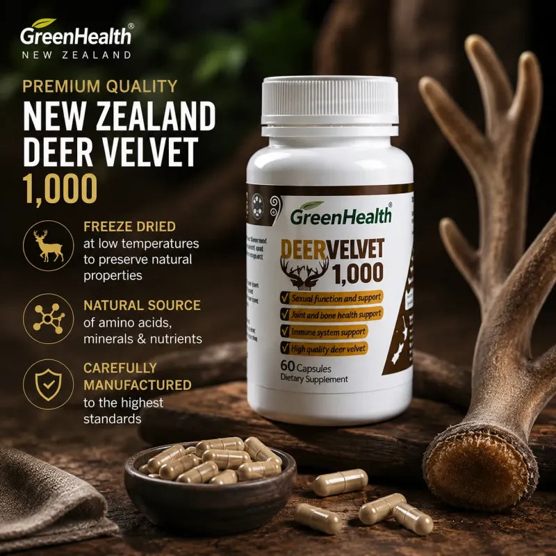 Deer Velvet 1000mg 60 Capsules