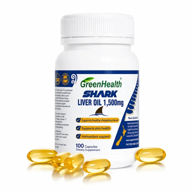 Shark Liver Oil 1500mg x 100 Capsules